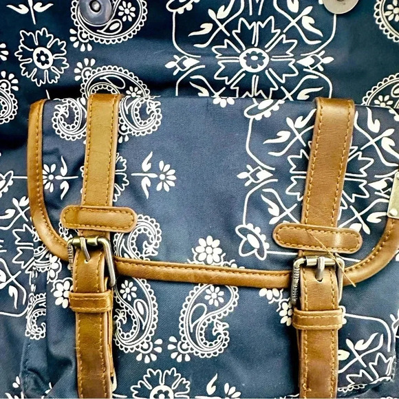 Steve Madden Barnet Avenue Utility Navy Backpack - Picture 8 of 12